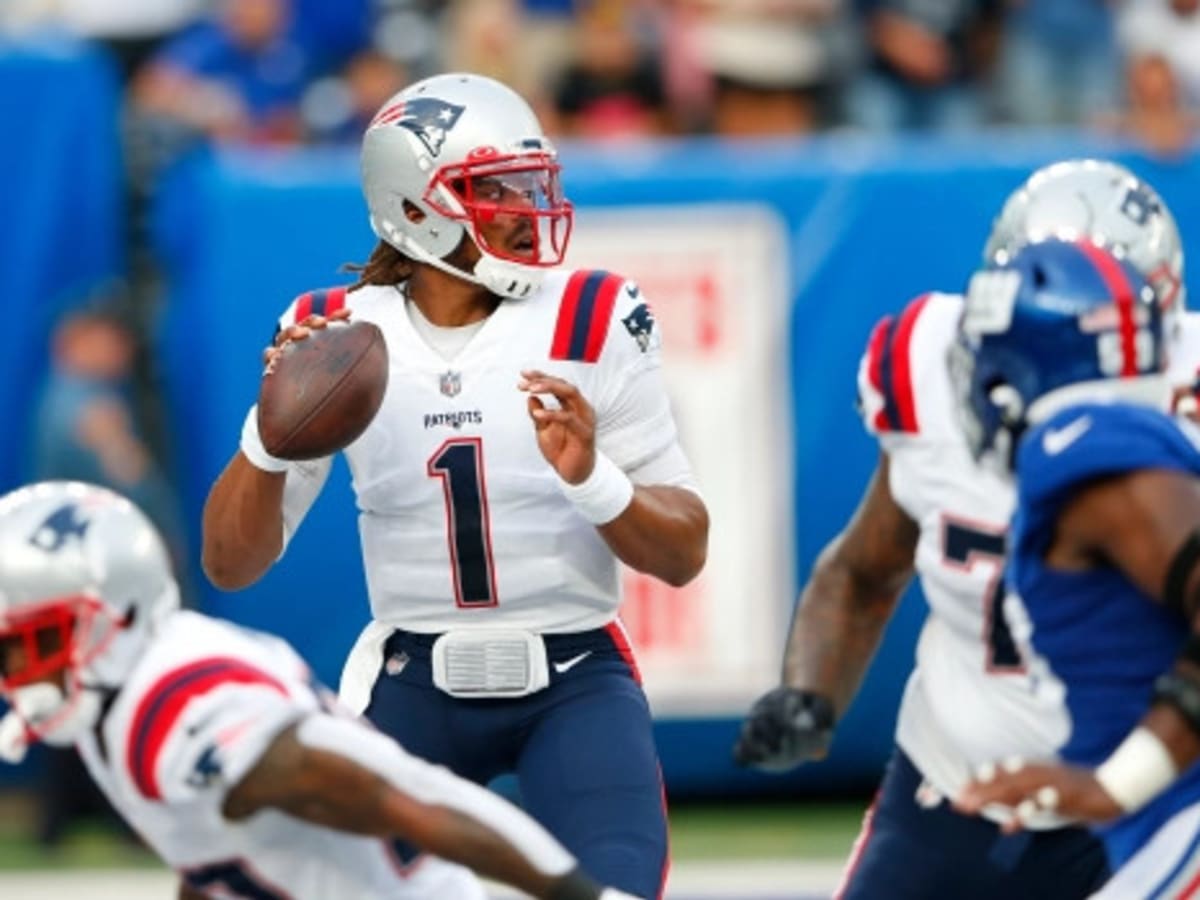 New England Patriots wide receiver Tre Nixon (87) in action against the New  York Giants during an NFL preseason football game, Sunday, Aug. 29, 2021,  in East Rutherford, N.J. (AP Photo/Adam Hunger