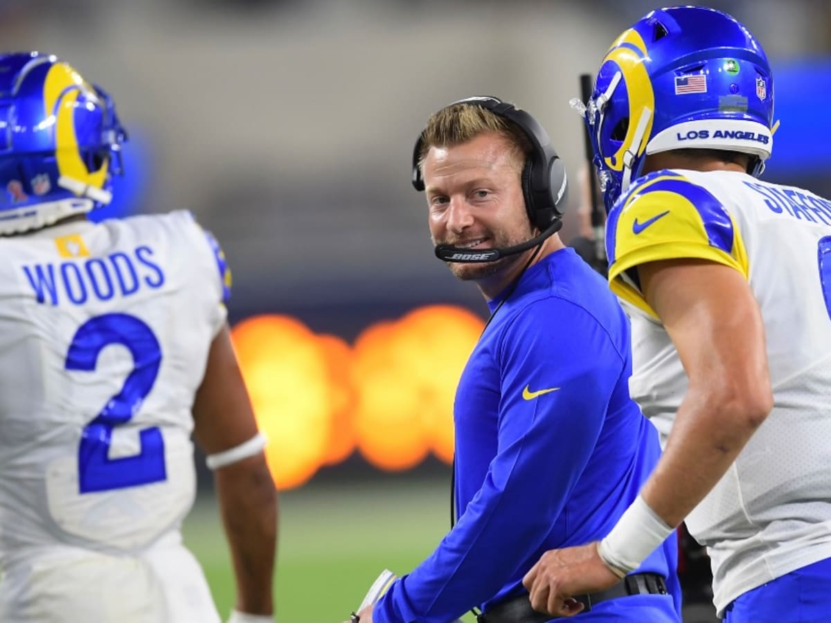 Robert Woods of the Los Angeles Rams catches the ball against the