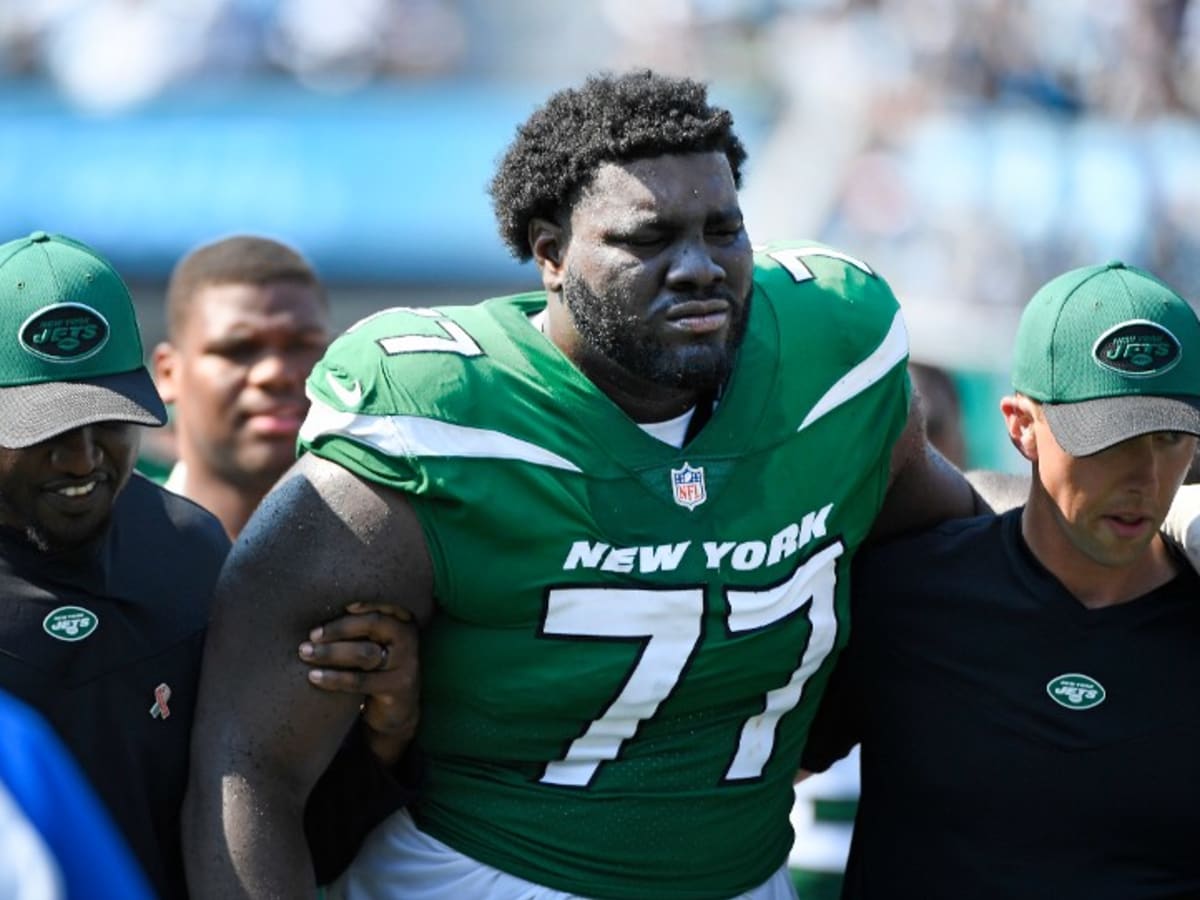 Mekhi Becton Takes Breather ahead of Big Day at MetLife Stadium