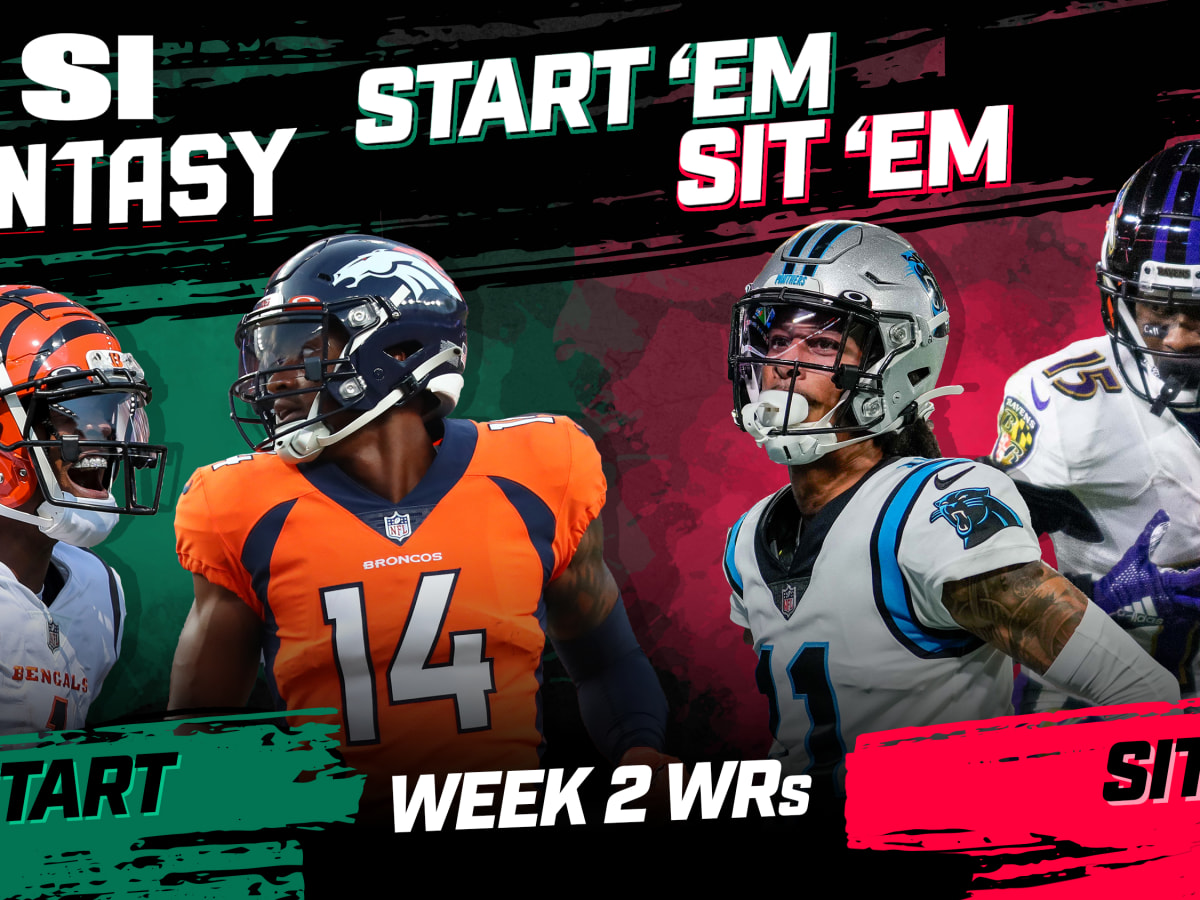 Start 'Em, Sit 'Em Fantasy Football Week 2: Wide Receivers - Fades,  Sleepers, Matchups, DFS Bargains - Sports Illustrated