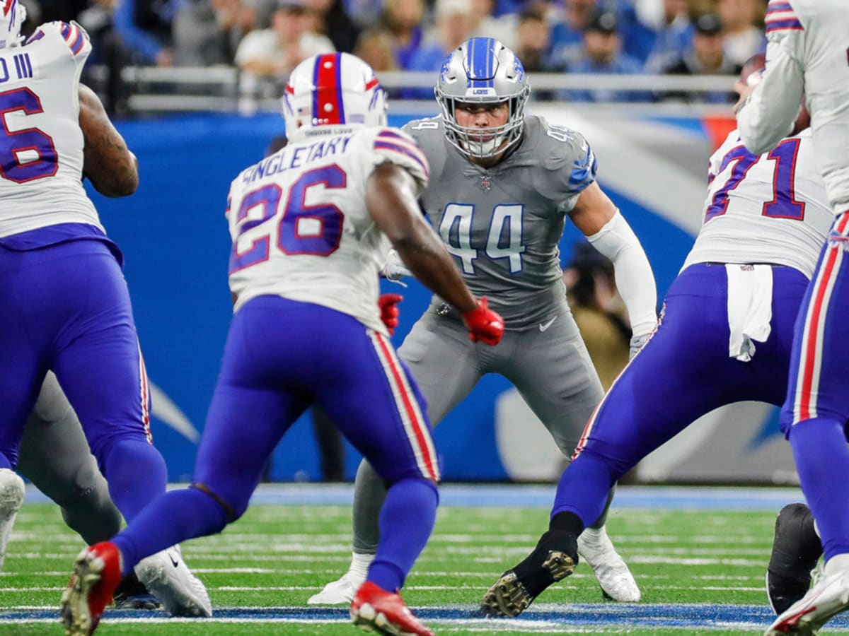 Snap counts, PFF grades: Lions' Malcolm Rodriguez gets love in return to  meaty role 