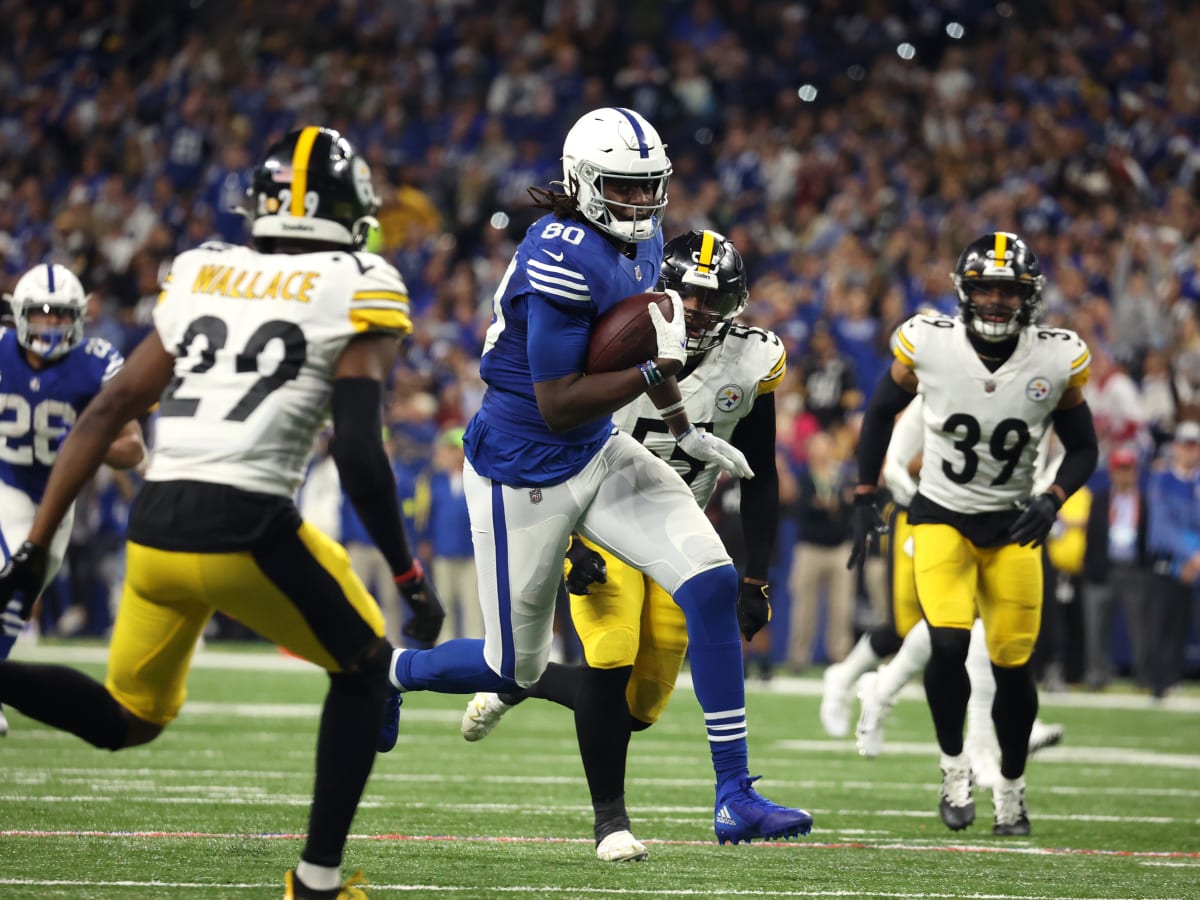 Jelani Woods Catches Game-Winning Touchdown to Lift Colts Over Chiefs -  Sports Illustrated Virginia Cavaliers News, Analysis and More