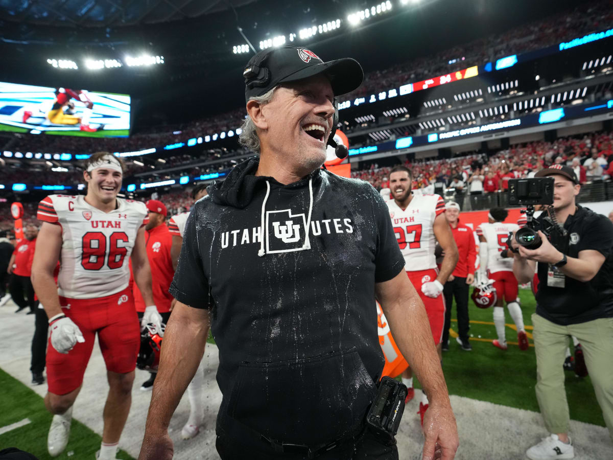 Britain Covey celebrates Utah's Pac-12 Football Championship with