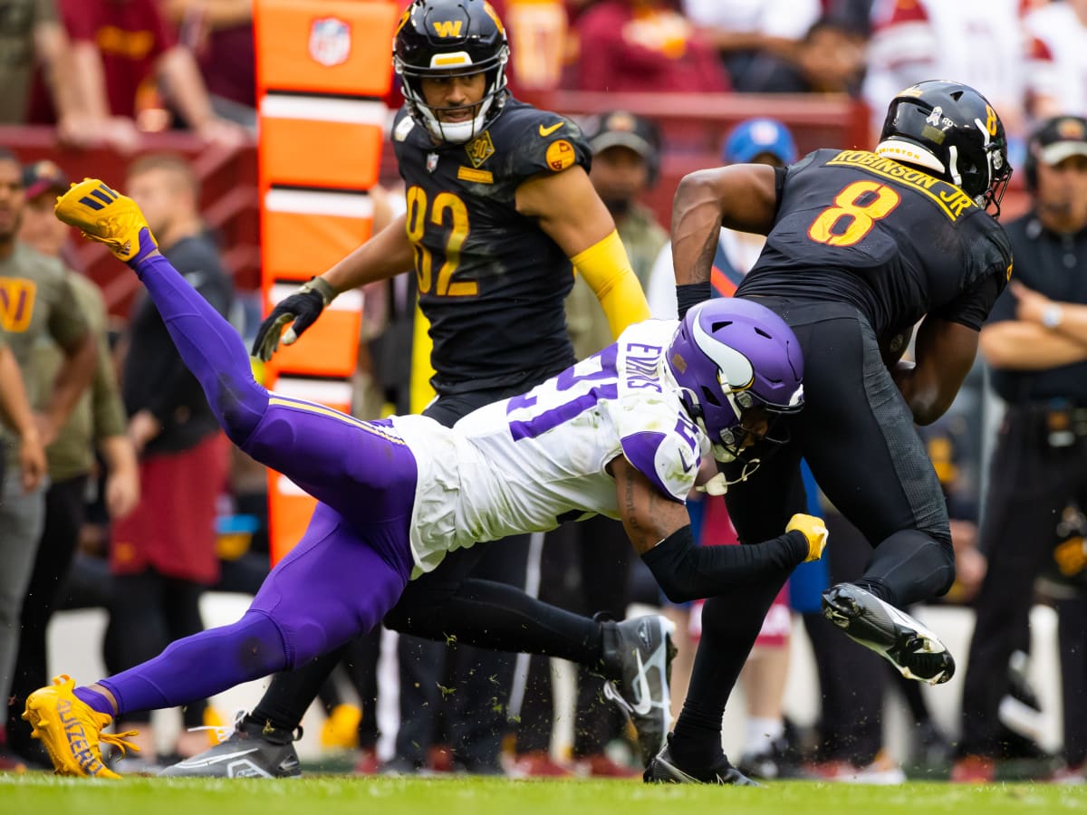 Vikings' Akayleb Evans ruled out vs. Lions; Cameron Dantzler