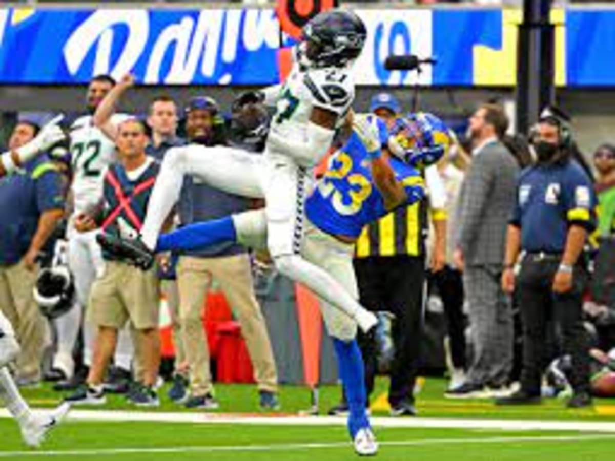 Seattle Seahawks CB Tariq Woolen Continues to Dazzle With Pick Six at  Detroit Lions - Sports Illustrated Seattle Seahawks News, Analysis and More