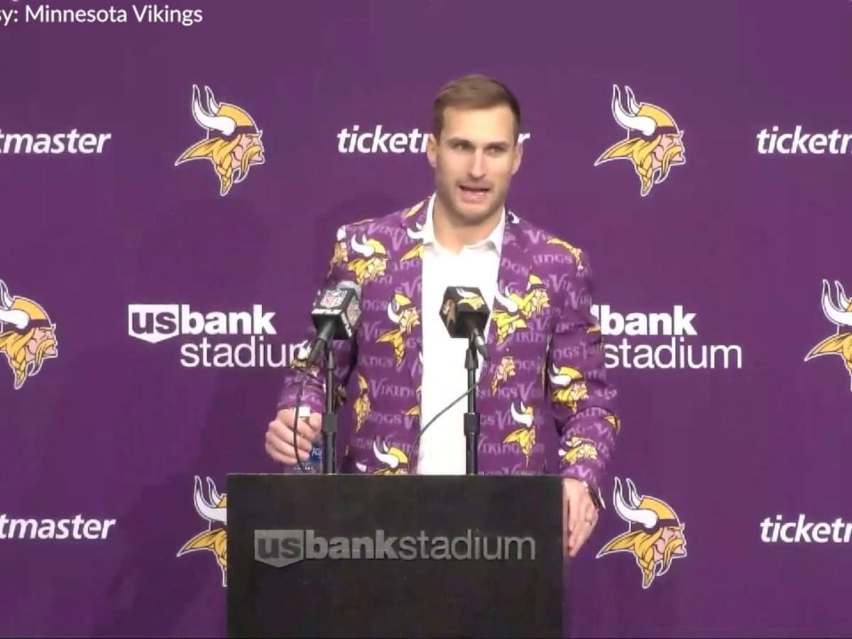 Kirk Cousins rocking Vikings jacket: 'My wife dresses me' - Sports  Illustrated Minnesota Sports, News, Analysis, and More