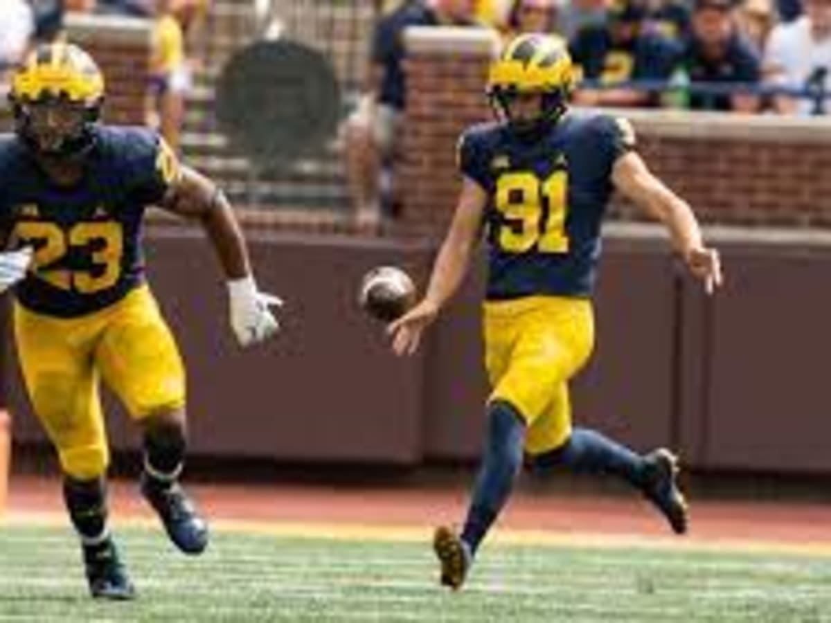 Bengals draft Michigan punter, Westerville native Brad Robbins