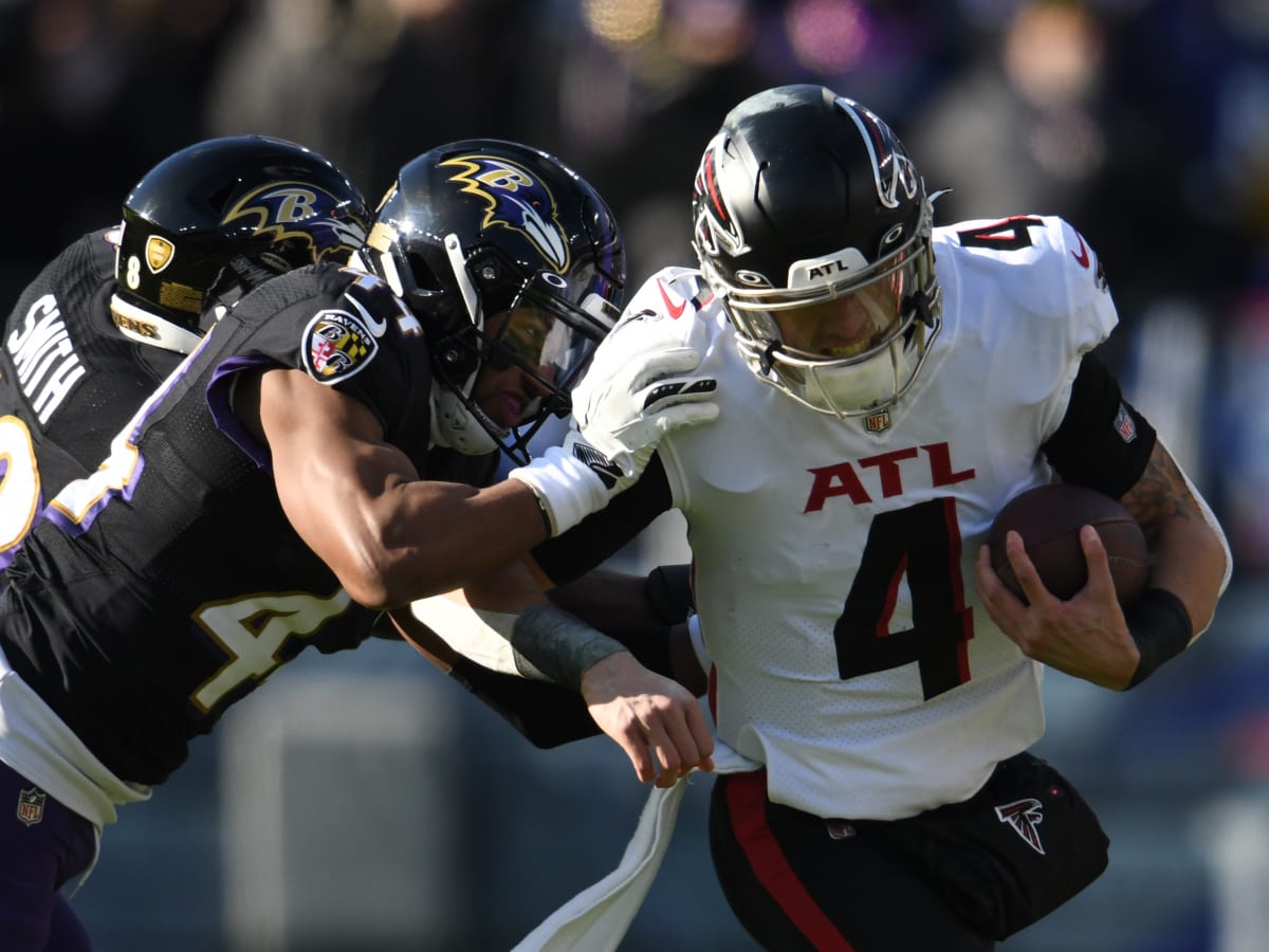 Baltimore Ravens' defense leads way in blowout of Atlanta Falcons