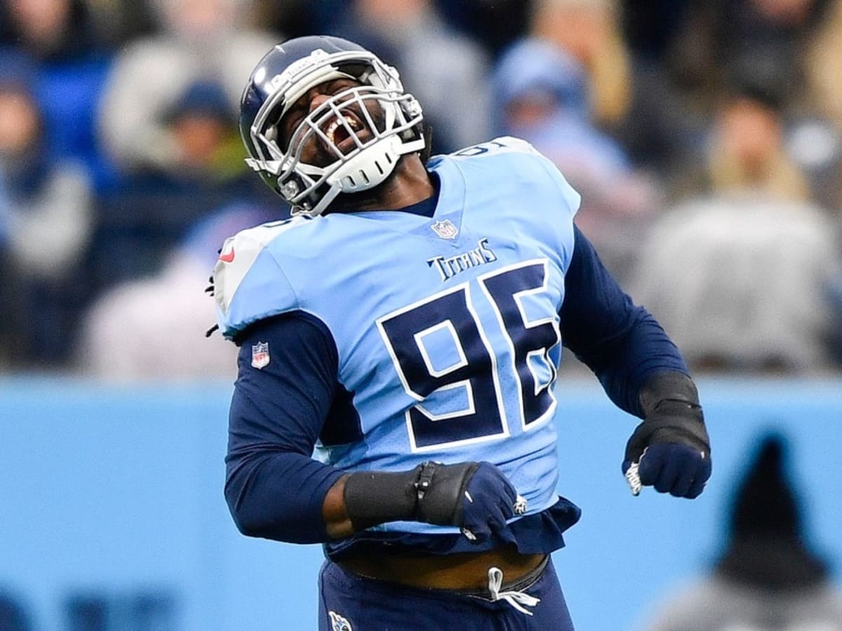 Denico Autry of the Tennessee Titans is seen after the game against News  Photo - Getty Images