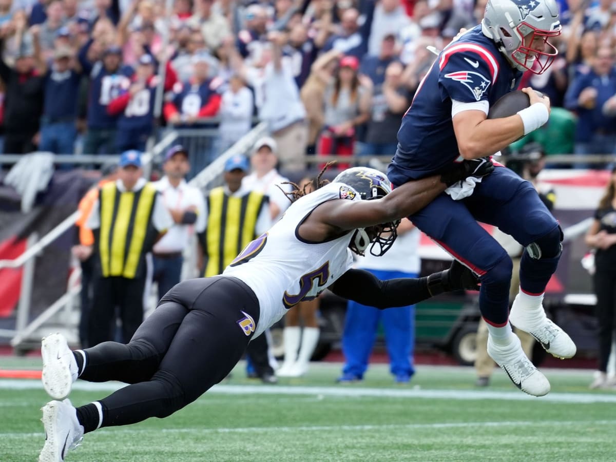 Baltimore Ravens defensive tackle Isaiah Mack (94) watches the