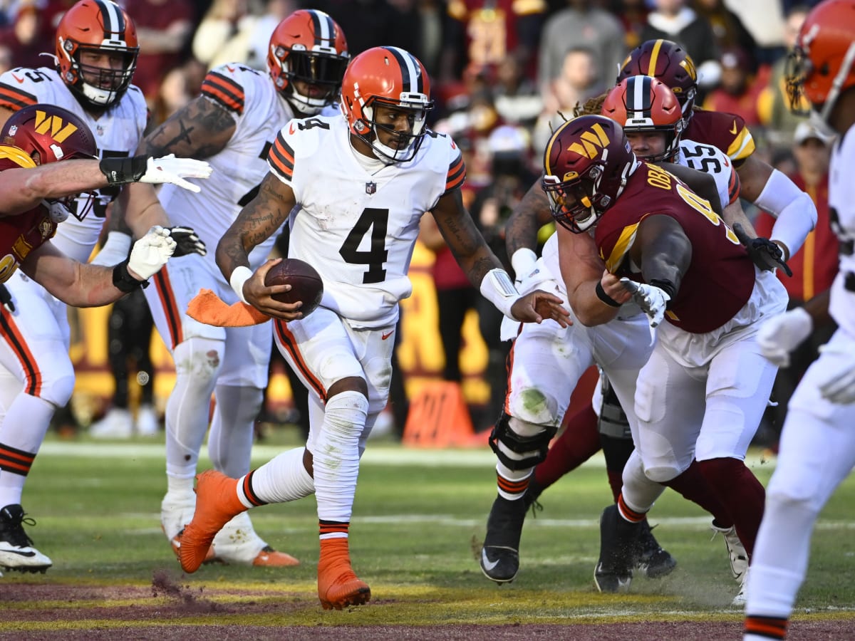 Deshaun Watson throws for three, second half touchdowns as Browns win  seventh game, 24-10 over Washington