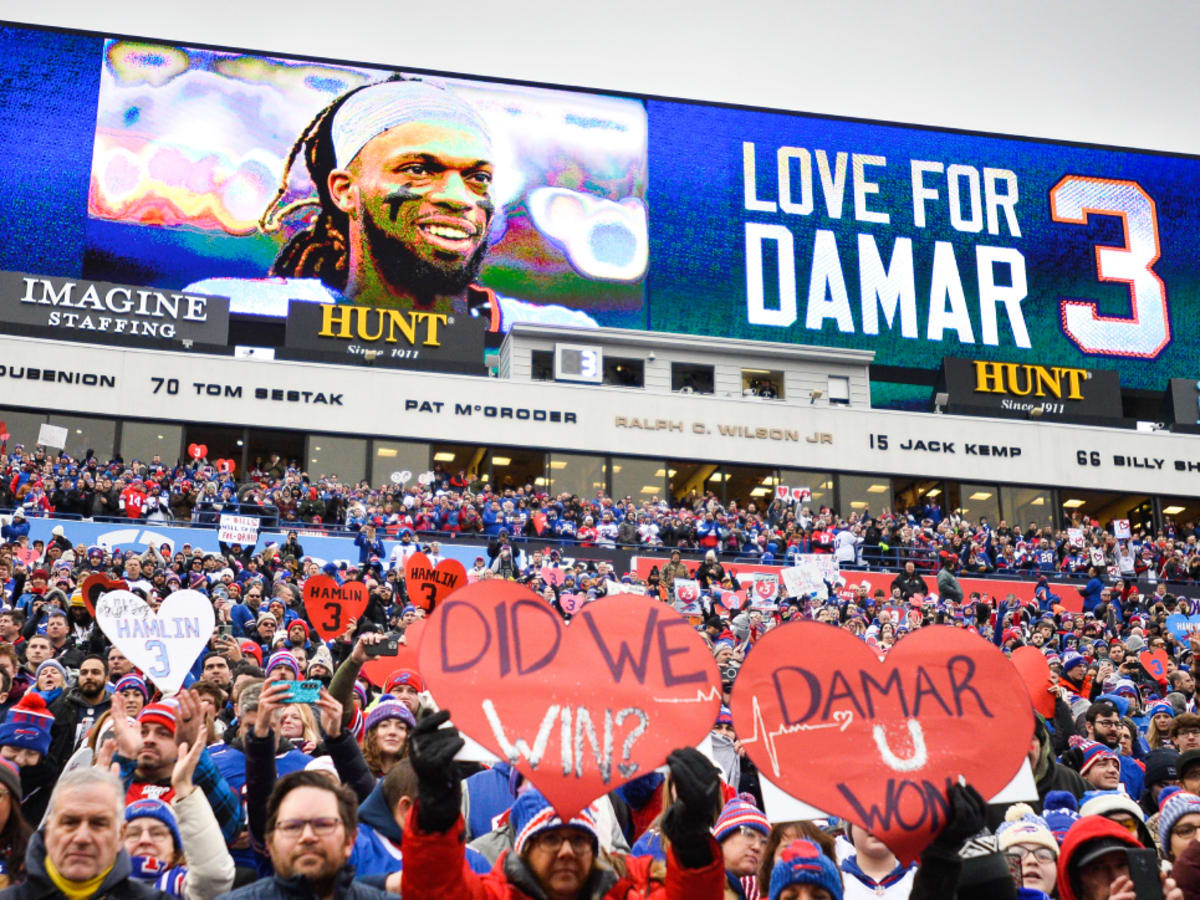 Update: Damar Hamlin responds to supporters ahead of Bills game