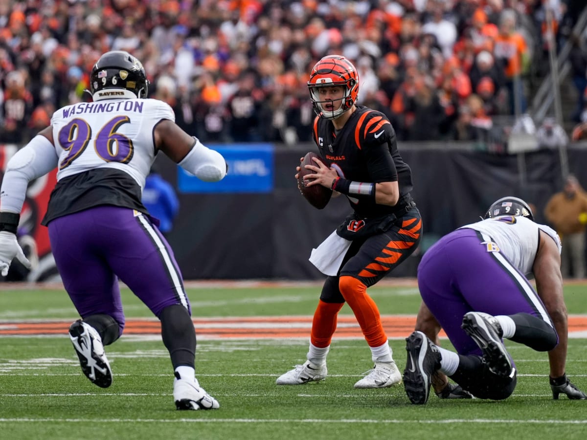 Ravens get defensive, stuff Burrow in 27-3 rout of Bengals