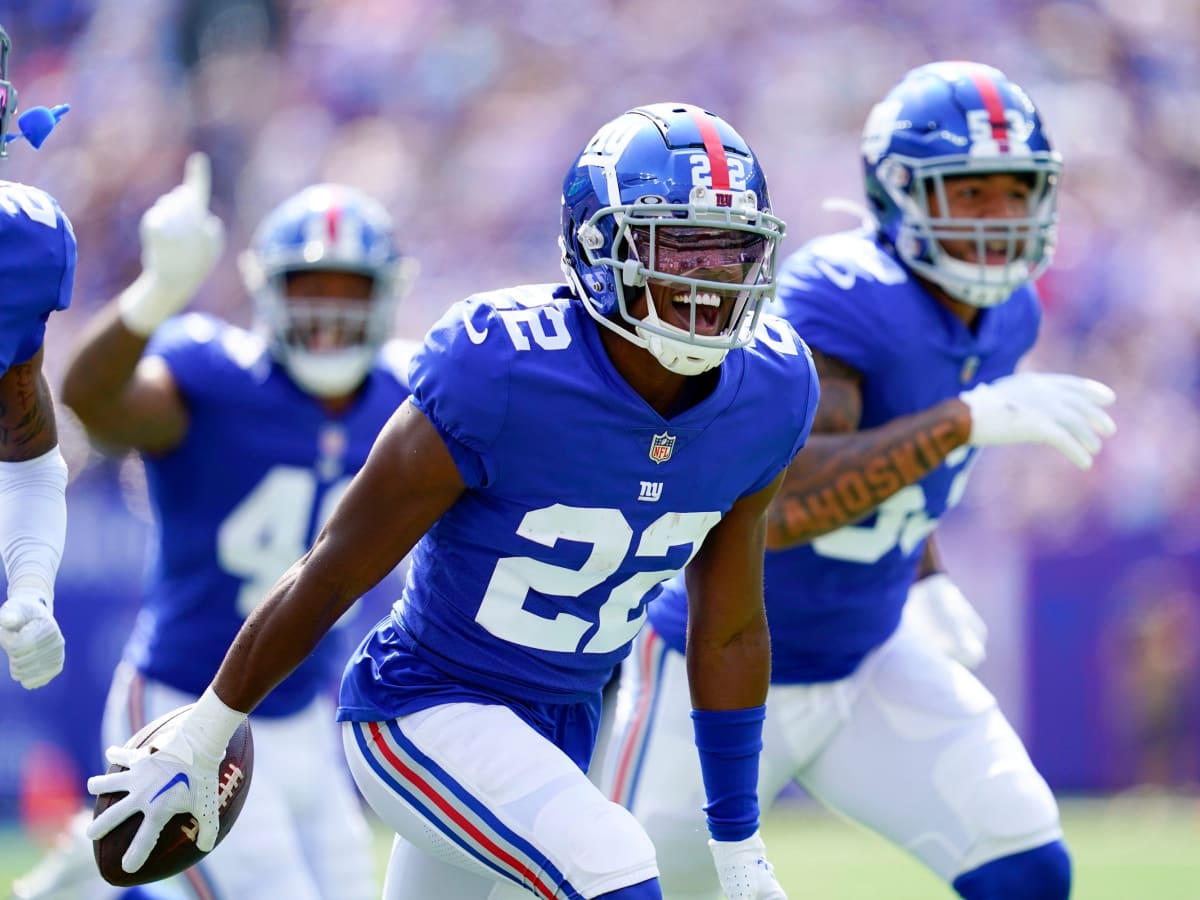 New York Giants' Adoree' Jackson stops Minnesota Vikings' Justin