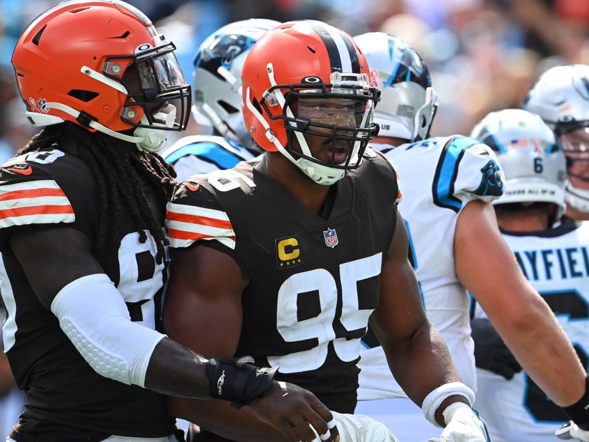 AFC lineman Myles Garrett of the Cleveland Browns is seen during