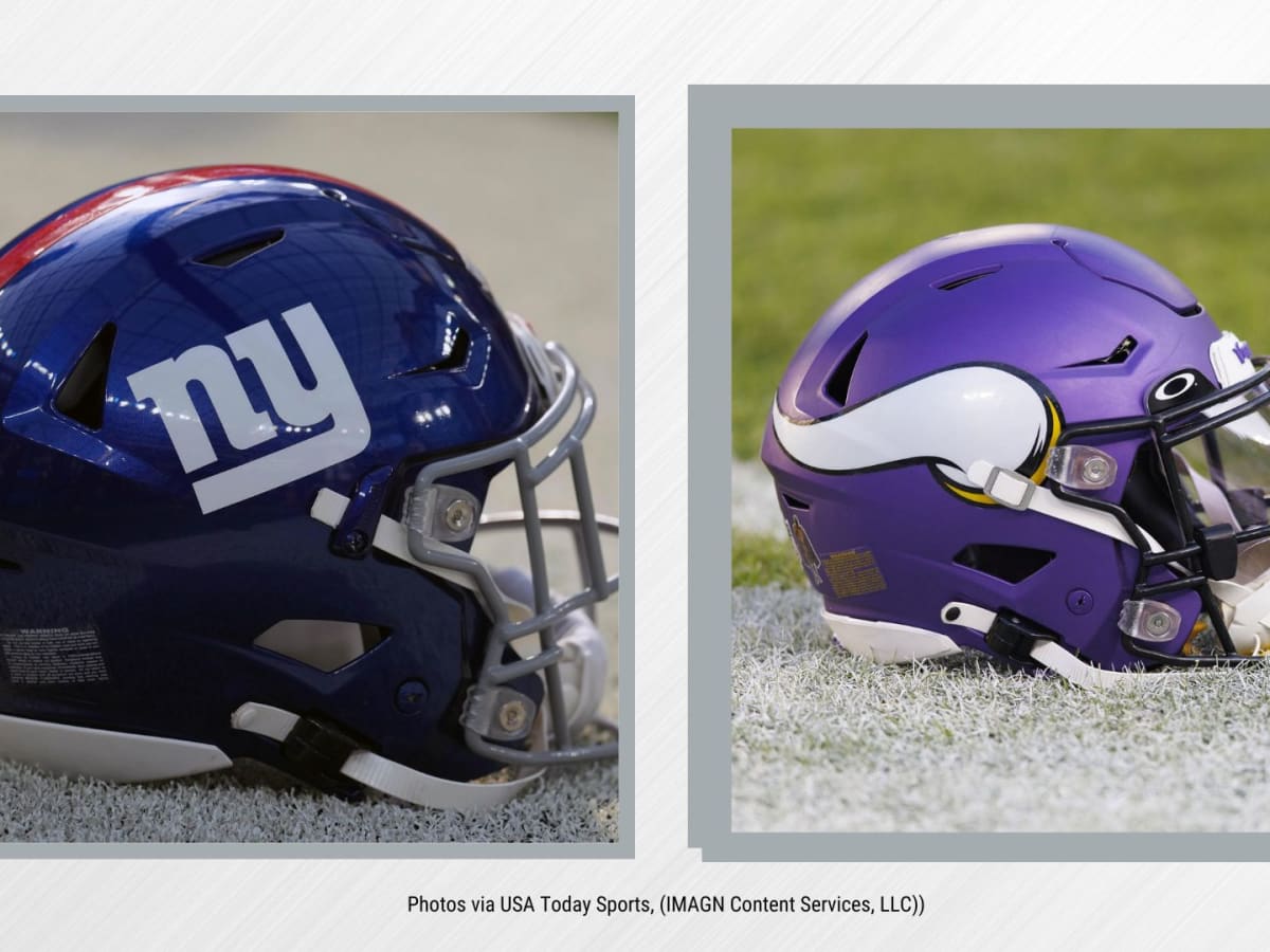 Inactives: Who's in, who's out for Giants vs. Vikings