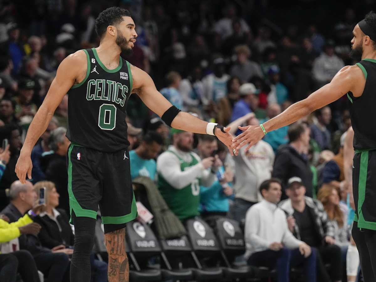 Jayson tatum and larry bird legends never die boston celtics