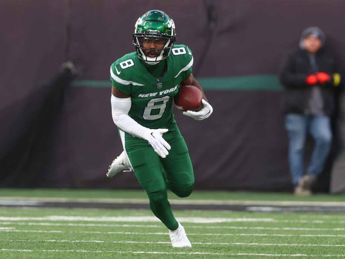 New York Jets WR Elijah Moore taking advantage of practice with QB Zach  Wilson - Sports Illustrated New York Jets News, Analysis and More