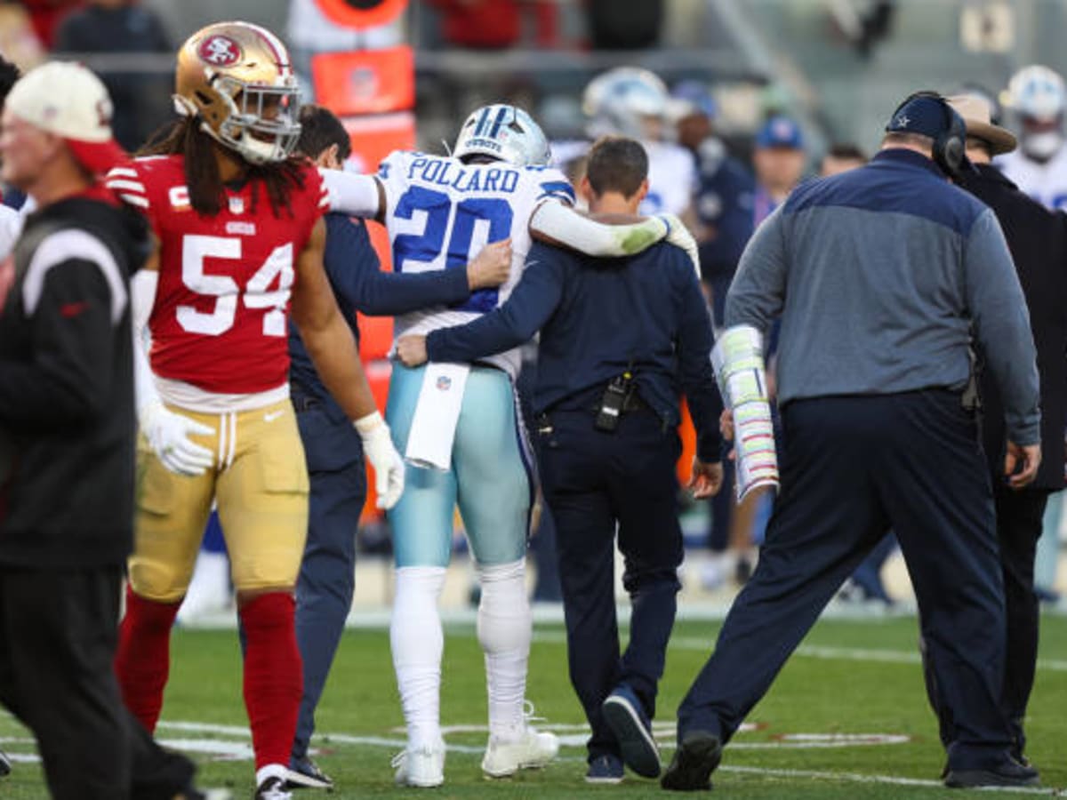 Cowboys RB Tony Pollard broke leg in playoff loss to 49ers 