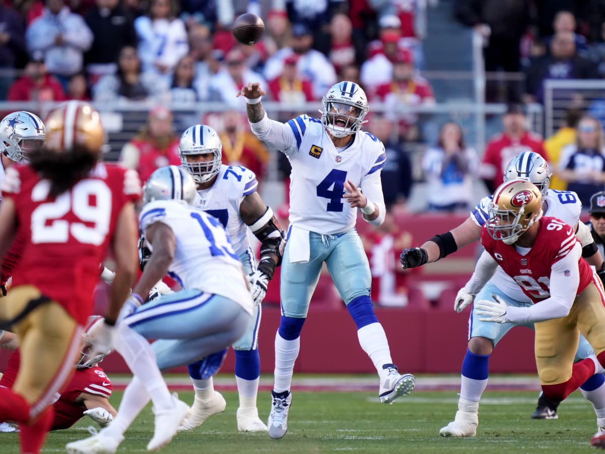 TO snags 7 catches as Cowboys defeat 49ers 35-22 - The San Diego