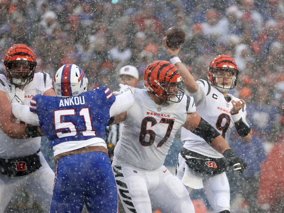 Three questions: Bills' defensive front ends with whimper vs. Bengals'  banged up O-line