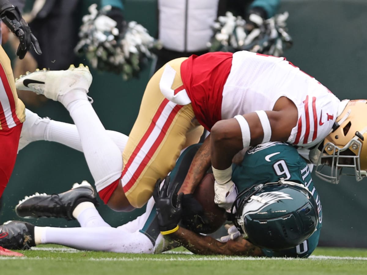 49ers vs. Eagles best NFL prop bets for NFC Championship (Trust DeVonta  Smith)