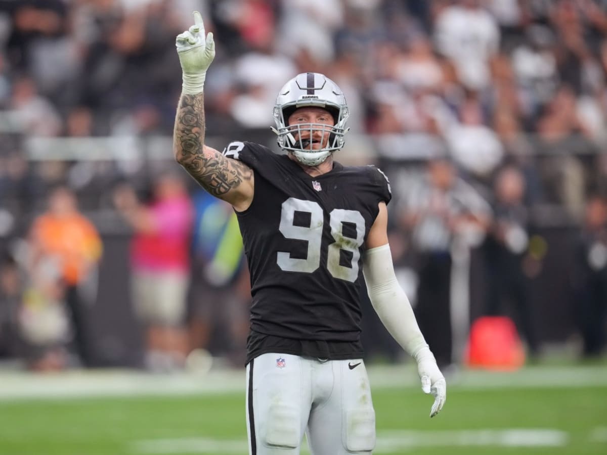 Raiders DE Maxx Crosby has the fifth-most pressures in the NFL