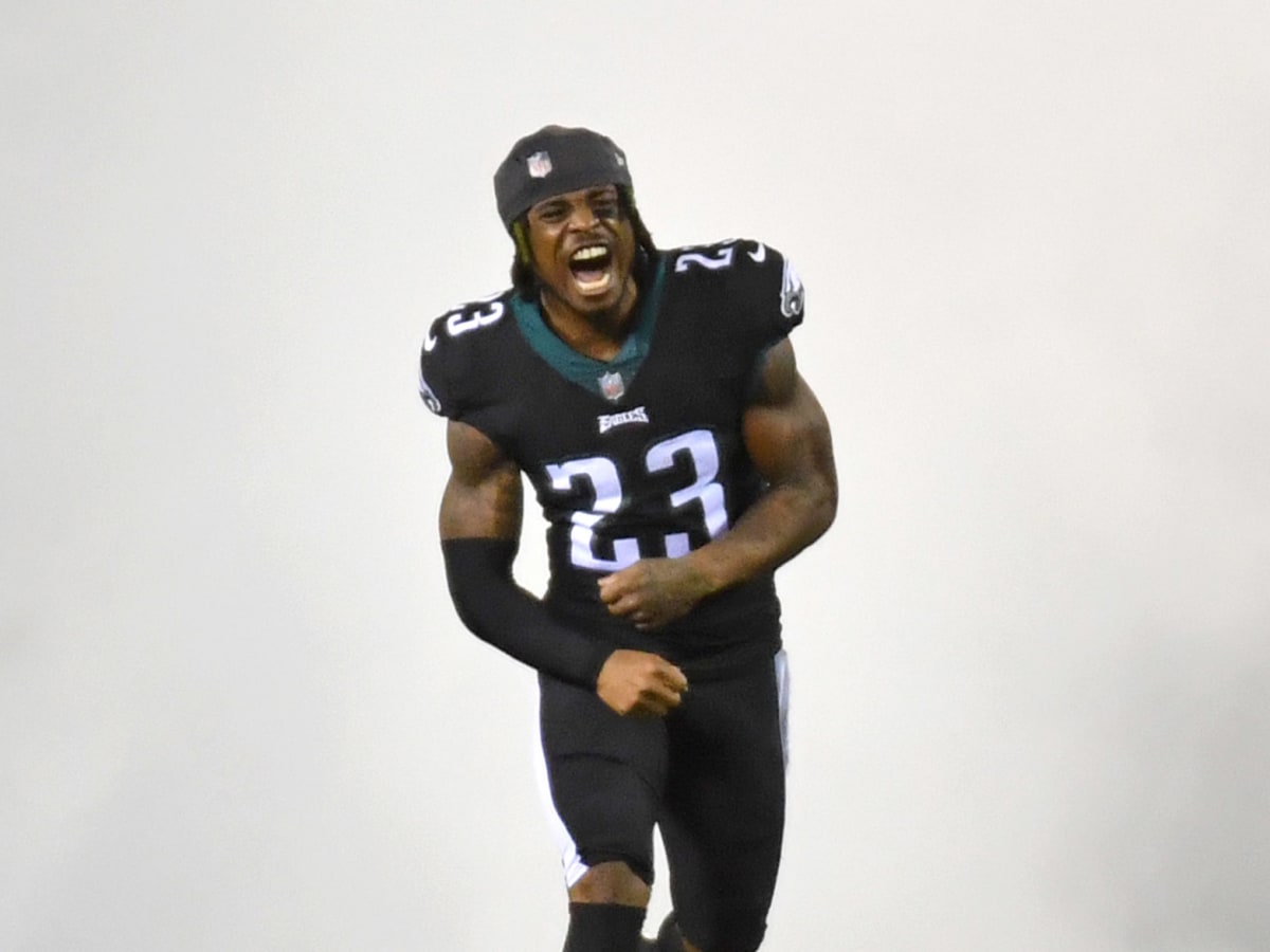 Philadelphia Eagles safety C.J. Gardner-Johnson reacts after a