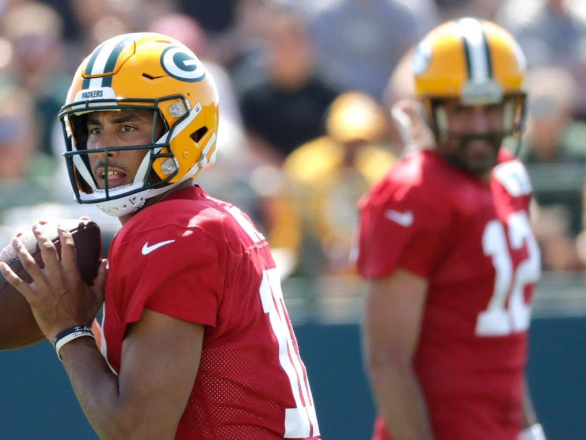 Aaron Rodgers weighs in on Jordan Love in first post-NFL Draft comments to  reporters - Acme Packing Company