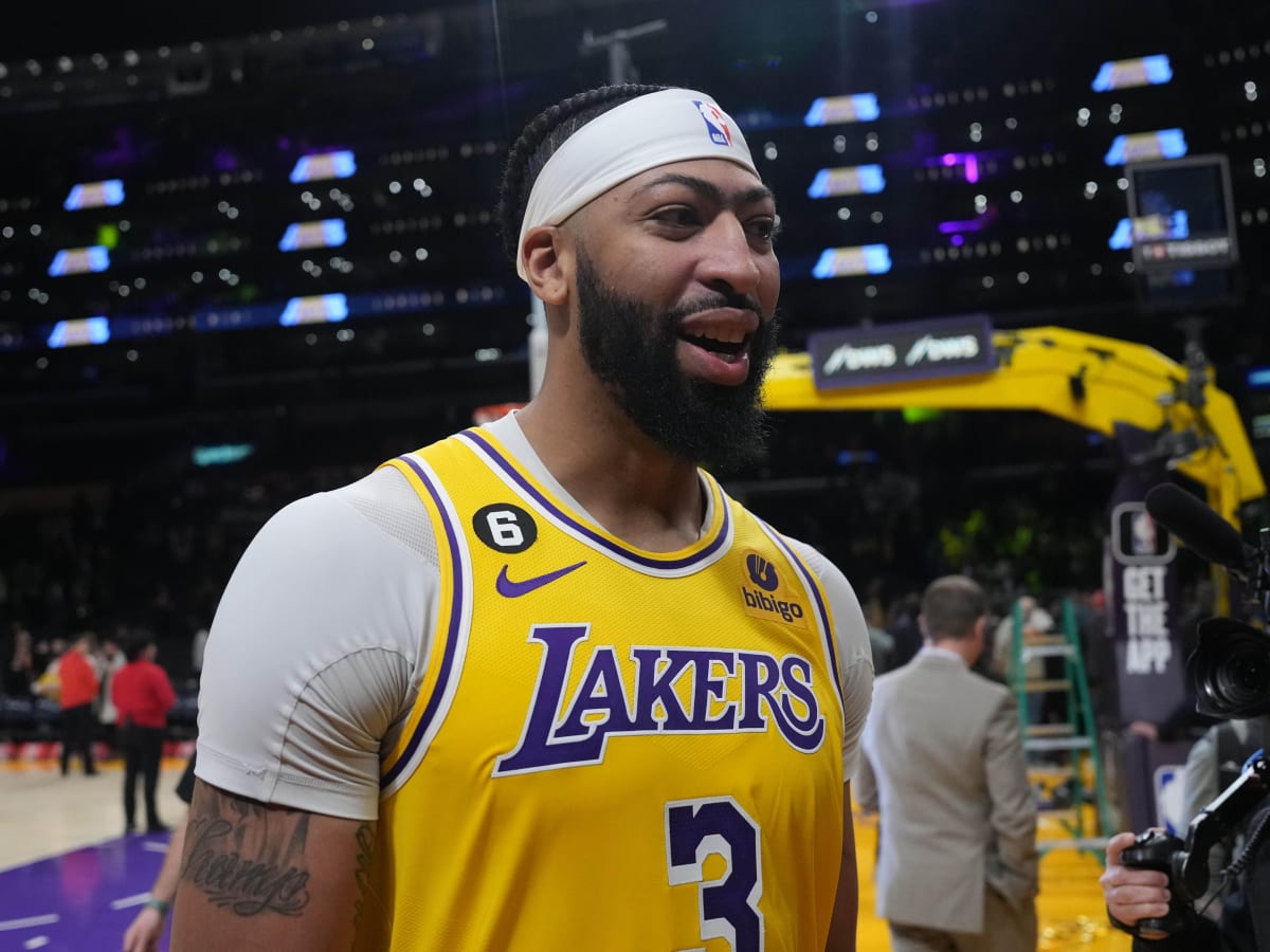 Anthony Davis White Lakers Jersey — SportsWRLDD