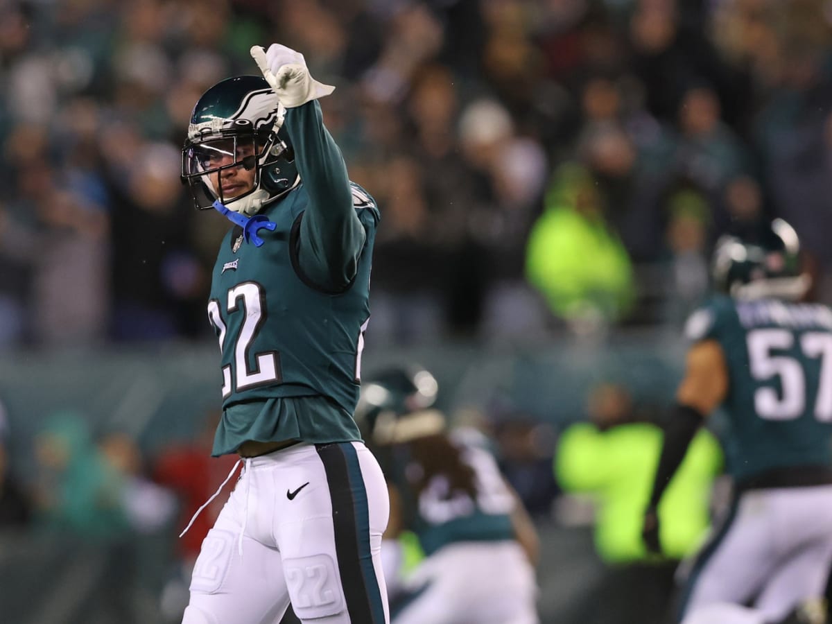 Philadelphia Eagles free safety Marcus Epps (22) walks off the