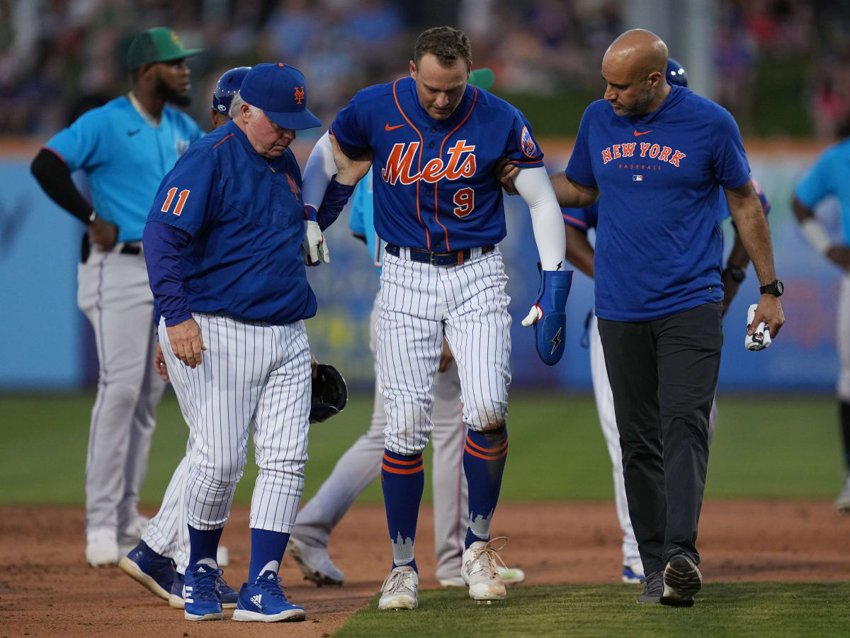 Injured Brandon Nimmo fully expects to start opening day