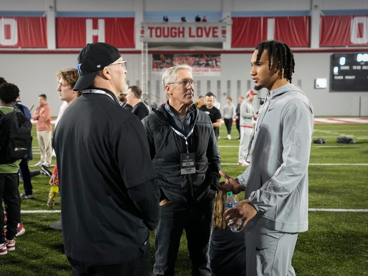 C.J. Stroud Spends Night Before Pro Day Supporting Friends On Ohio State  Softball Team - Sports Illustrated Ohio State Buckeyes News, Analysis and  More