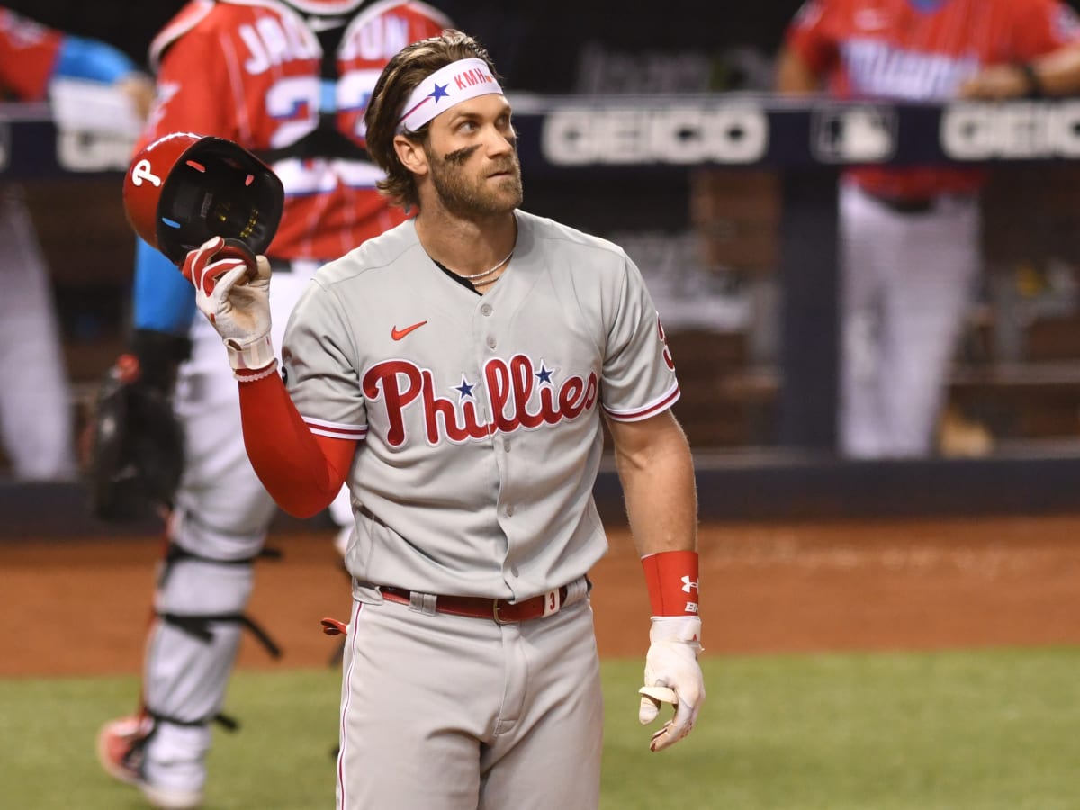 Bryce Harper discusses his timeline to return to DH, right field