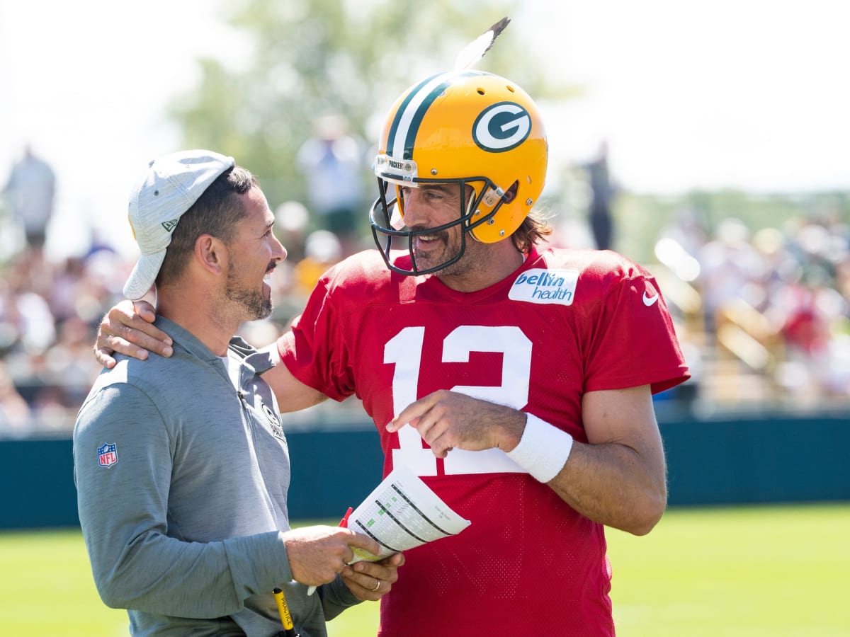 Packers coach Matt LaFleur sent Aaron Rodgers a heartfelt text