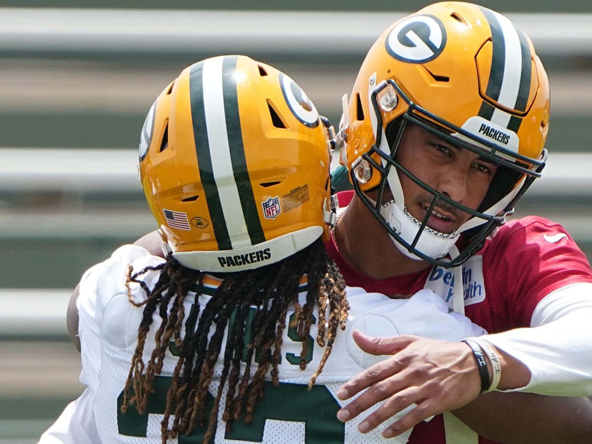 Packers QB Jordan Love, RB Aaron Jones impressive at training camp - Sports  Illustrated