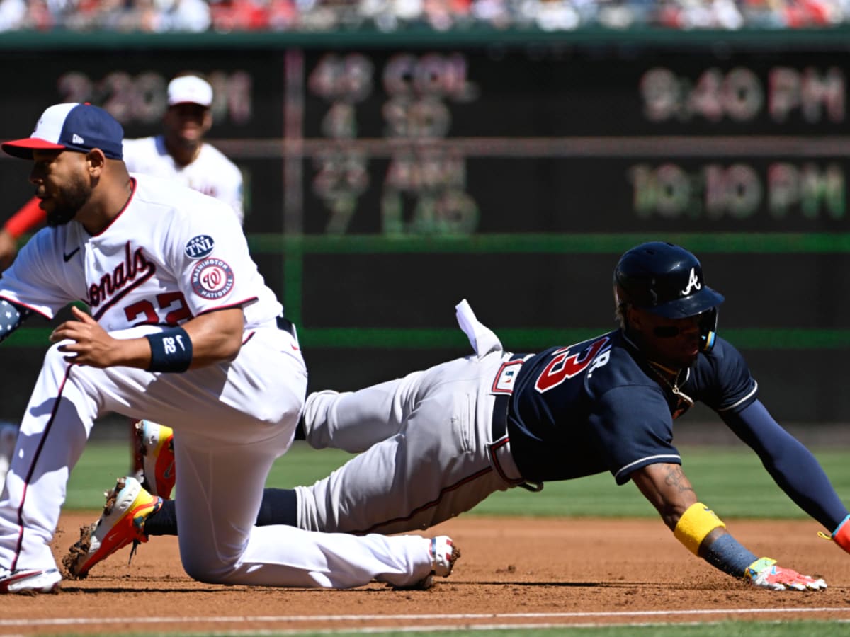 Braves' Ronald Acuna Jr. Shows Off Significant Potential of Pitch Clock for  Base Stealers