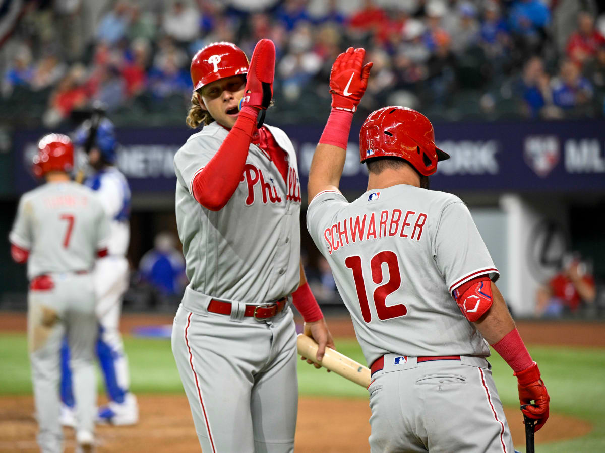 Kyle Schwarber homers in first AB, Phillies top A's on Opening Day