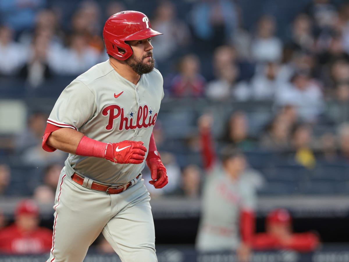 After BP against Yankees' legend, Phillies' Kyle Schwarber belted