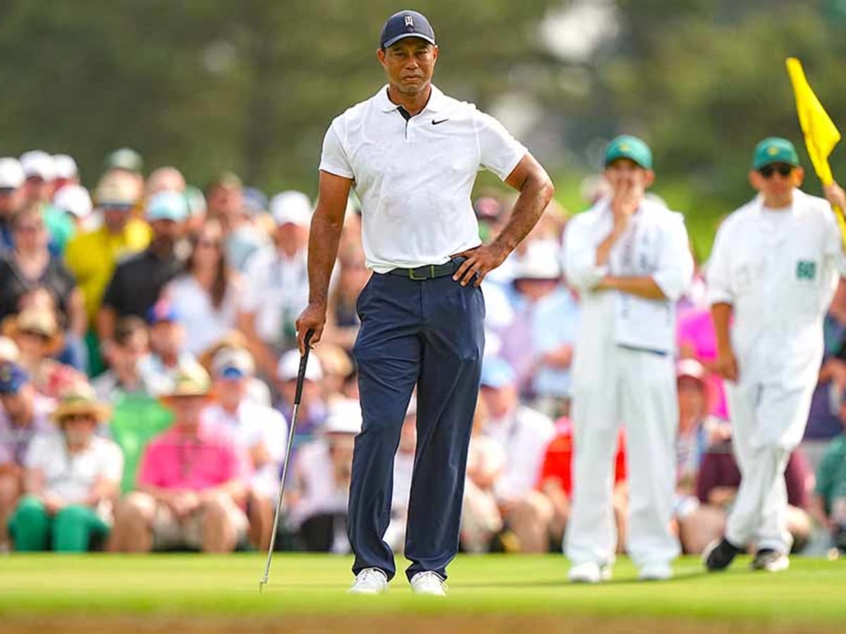 Masters 2023: Tiger Woods fighting for the cut as second round suspended