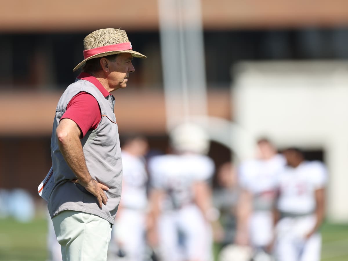 Saban describes how Alabama quarterbacks are hit during practice -  TideIllustrated