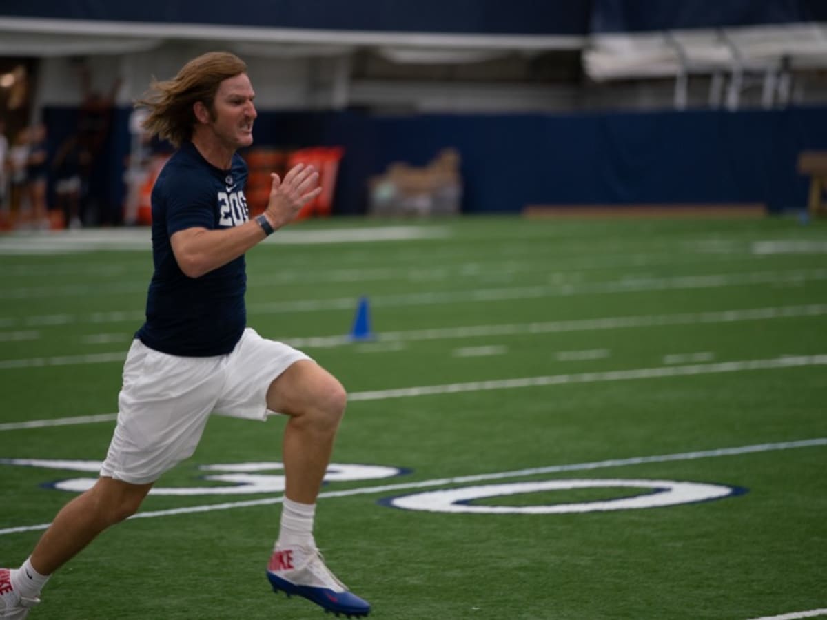 Penn State Selling Chad Powers Merch After Eli Manning Chad Powers Think  Fast,Run Fast 200 Nittany Lion Run-Ons T Shirt