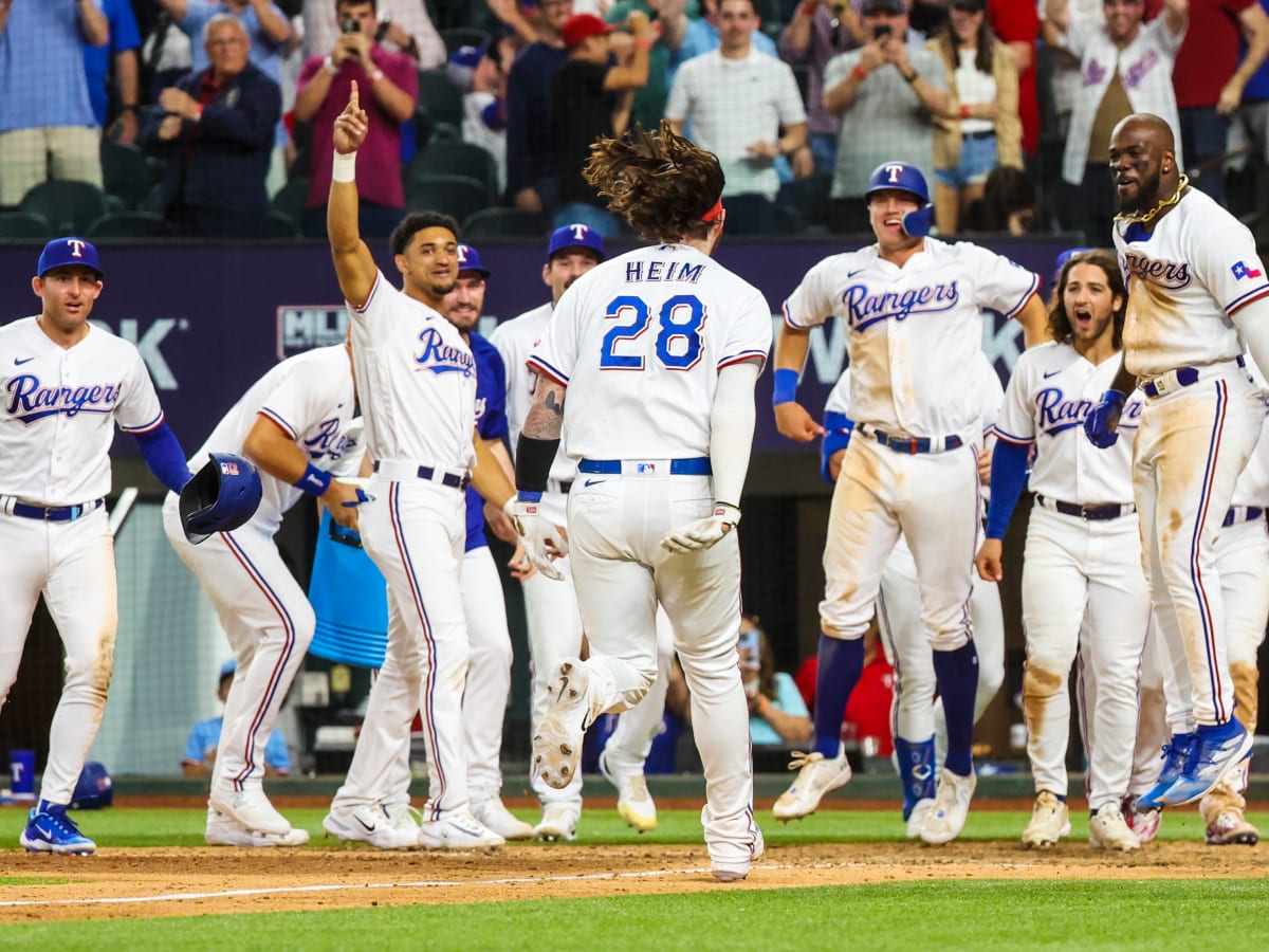 Bally Sports Southwest on X: HEIM TIME. JONAH HEIM WALK-OFF HOMER FOR THE  RANGERS. @Rangers