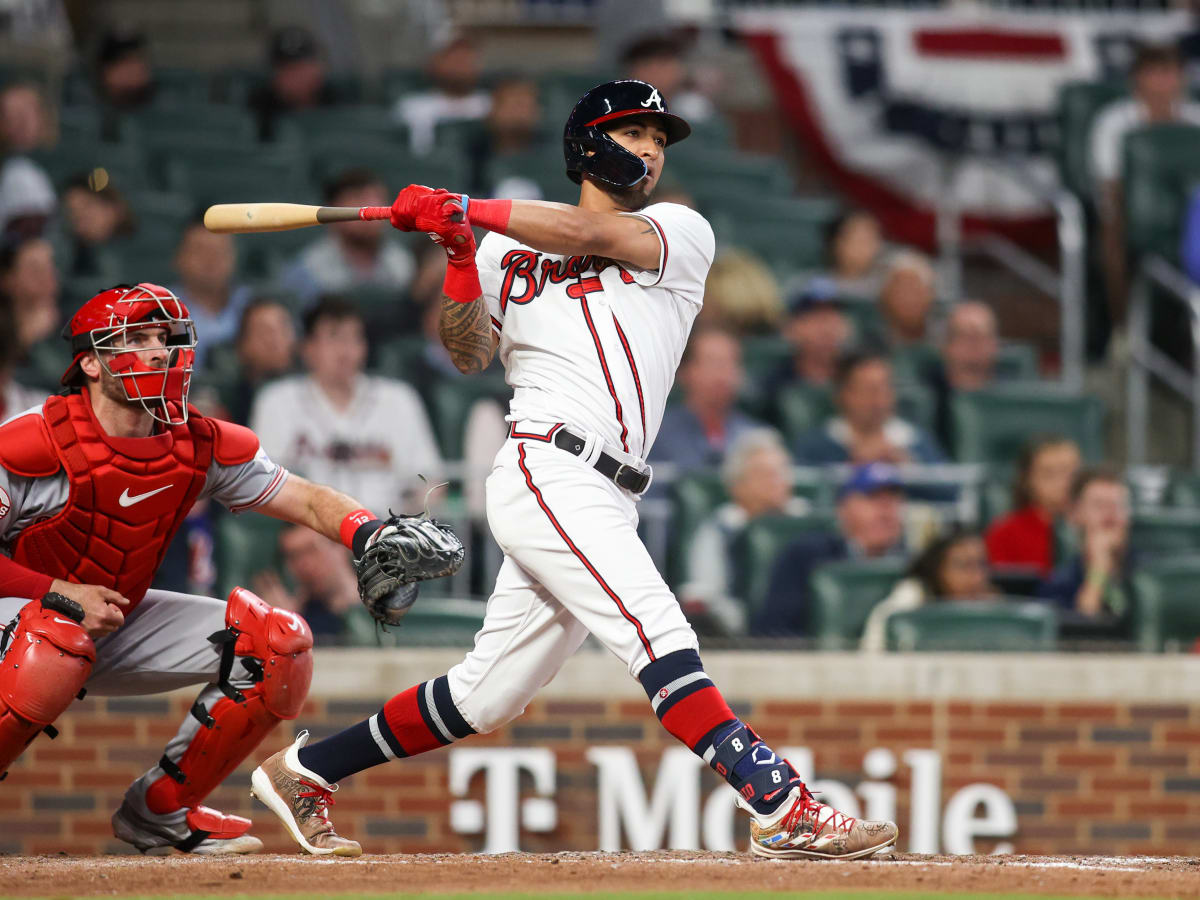 WATCH: Eddie Rosario hits a BOMB in the bottom of the 8th inning