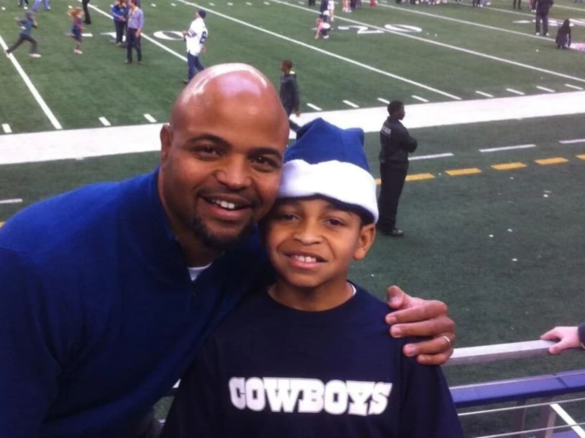 Cowboys' Chris Vaughn explains viral moment team drafted his son - Sports  Illustrated