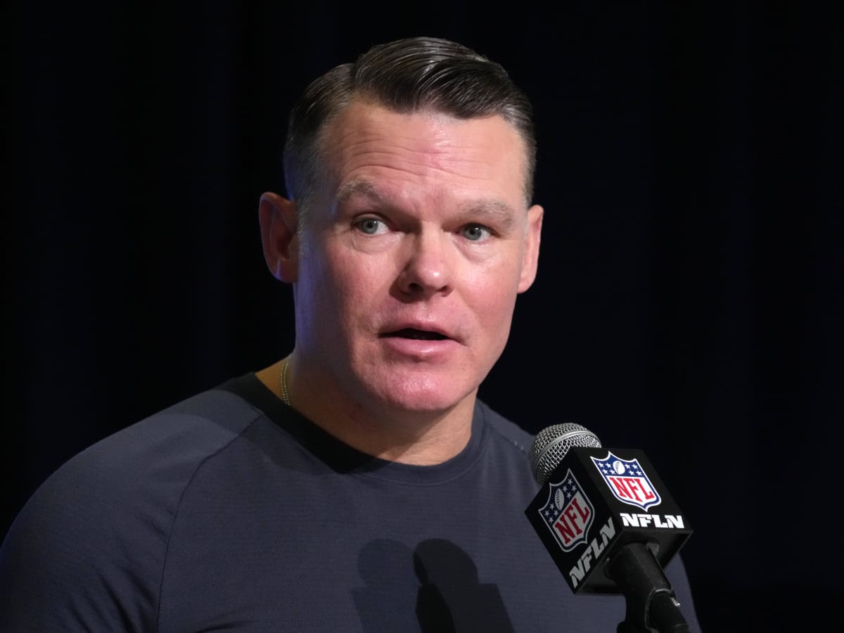 Indianapolis Colts general manager Chris Ballard speaks during a news  conference at the team's NFL football training facility, Thursday, Jan. 2,  2020, in Indianapolis. (AP Photo/Darron Cummings Stock Photo - Alamy