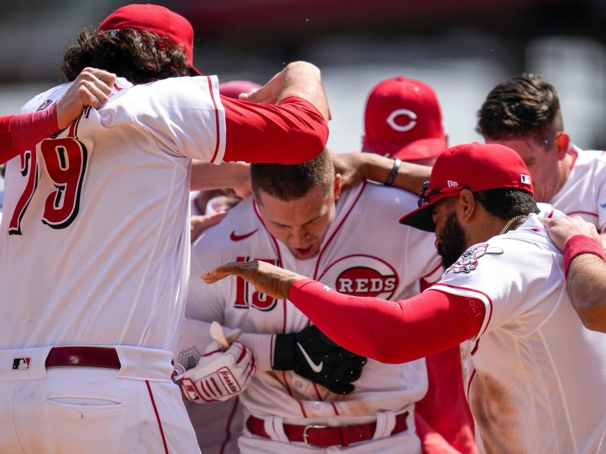 The Cincinnati Reds played a baseball game and outscored their