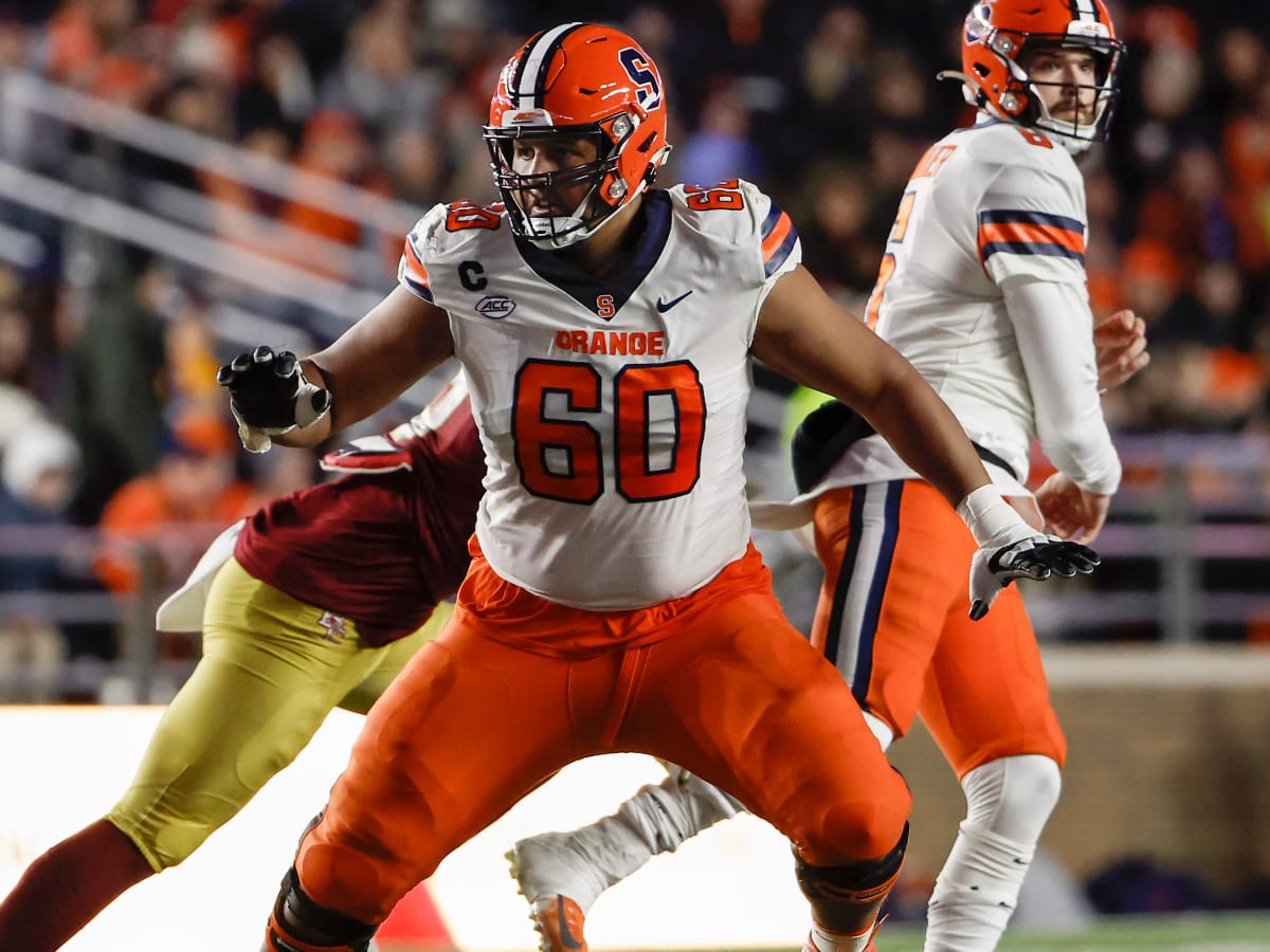 Round 2 - Pick 7: Matthew Bergeron, OT, Syracuse (Atlanta Falcons) : r/ falcons