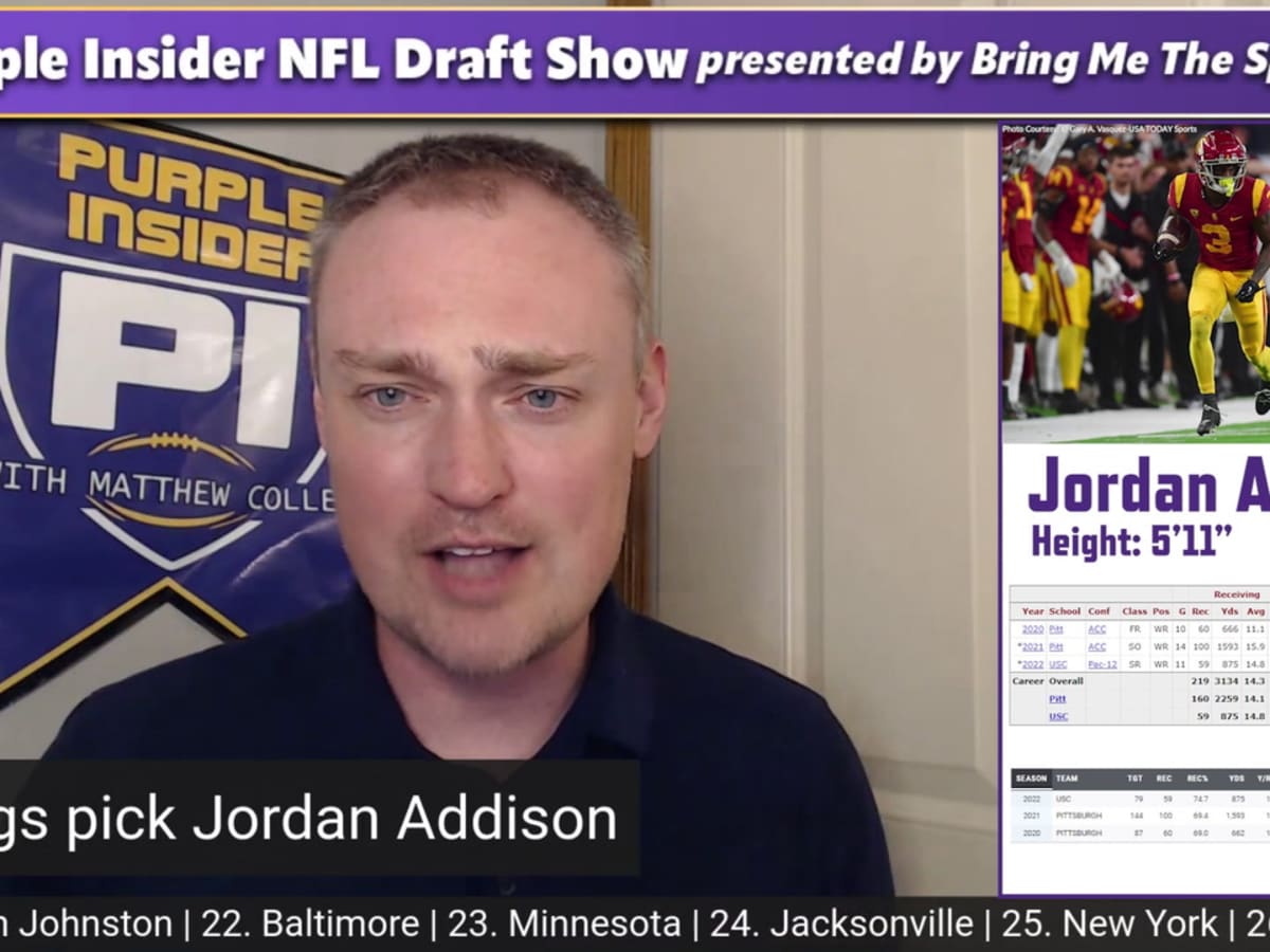 FSGA Expert Fantasy Football Draft: Vikings WR Jordan Addison Top