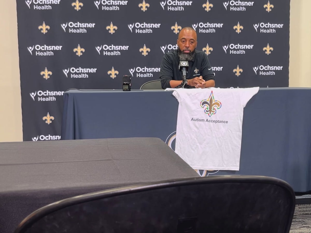 New Orleans Saints NFL Special Fearless Against Autism Hands